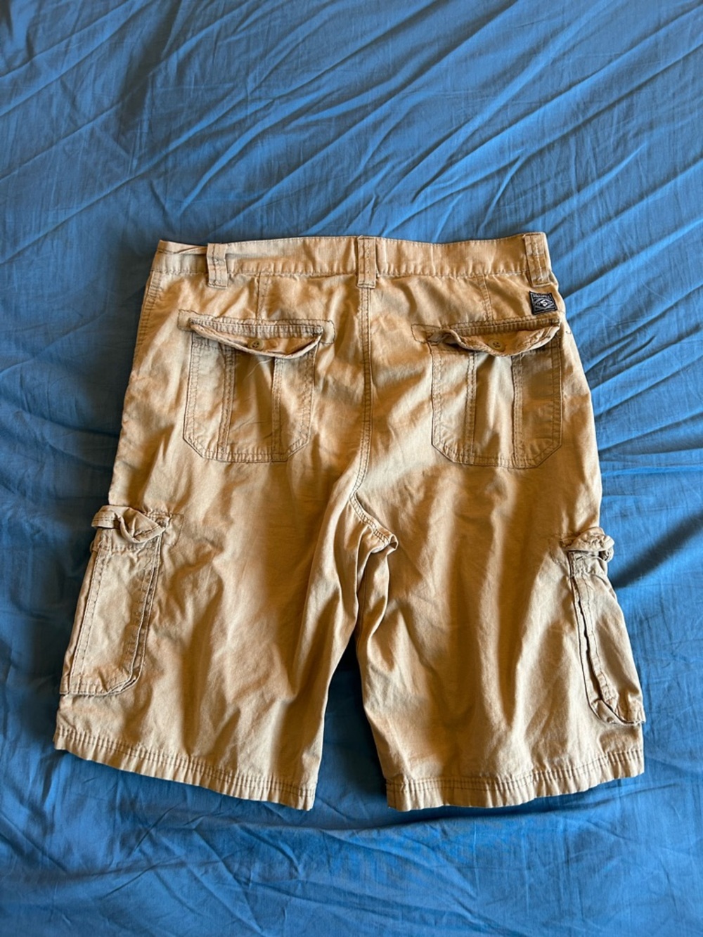 Vintage Southpole khaki cargo shorts size 34 Y2K skate